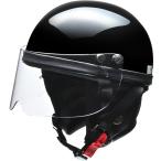 リード工業 LEAD バイク スクーター 自転車 ハーフ ヘルメット HARVE HS-2 ブラック フリーサイズ (57-60cm未満)