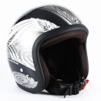 ジャムテックジャパン (72JAM) バイク用 ジェット ヘルメット JJシリーズ NATIVE ネイティブ (ブラック) フリーサイズ (57~60cm未満) JJ-15