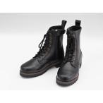 ショッピングDAYTONA デイトナ DAYTONA バイク用 ミドルブーツ 26.5cm メンズ 本革 牛革(フルグレインレザー) シフトパッド内蔵 サイドジップ HBS-007 ブラック 26328