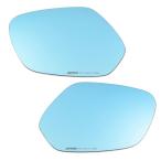 デイトナ DAYTONA ハイビジミラー バイク用 ミラー 貼り付けタイプ CBR400Rなど 広角 防眩 眩しさ軽減 HONDA2 ブルー 29720