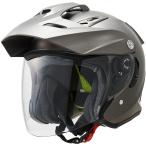 ショッピングヘルメット マルシン Marushin バイク ヘルメット ジェット オープンフェイス インナー バイザー TE-1 フラットガンメタリック XLサイズ (61-62cm) MSJ1