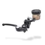 デイトナ DAYTONA NISSIN(ニッシン) バイク用 ブレーキマスターシリンダー 縦型5/8インチ ブラックボディ/ブラックレバー スモークタンク 39985