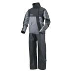 デイトナ DAYTONA バイク用 レインウェア 上下セット 耐水圧20,000mm ストレッチ 防水 ハイパフォーマンスレインウェア DR-001 グレー 2XLサイズ 48302