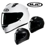 ショッピングヘルメット HJC バイク用 ヘルメット フルフェイス MFJ公認 キッズ/子供向けサイズあり HJH232 C10 SOLID ソリッド (ホワイト・ブラック・セミフラットブラック)