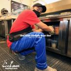 COOKMAN Cook man Chef Pants Royal Blueshef брюки вельвет королевский синий длинный 231-03810