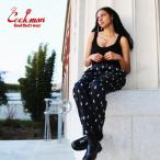COOKMAN クックマン シェフパンツ Chef Pants Skull Black スカル ブラック ロング 231-31804　ユニセックス 男女兼用