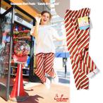 ショッピング宝塚 COOKMAN クックマン シェフパンツ Chef Pants Candy Stripe Red キャンディ ストライプ レッド ロング 231-31812　ユニセックス 男女兼用