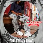 ショッピング宝塚 COOKMAN クックマン Chef Pants Old Tattoo Gray シェフパンツ オールドタトゥー グレー ロング 231-51804