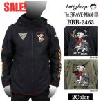 [ распродажа!40% off!]THE BRAVEMAN×BETTY BOOP Brave man beti*b-p сотрудничество с хлопком стеганная куртка BBB-2463 защищающий от холода внешний жакет 
