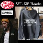 ショッピング宝塚 OCEAN BEETLE　オーシャンビートル 　SYL ZIP Hoodie [OB005-SYL]　ジップアップフーディー　パーカー　 SUPPORT YOUR LOCAL