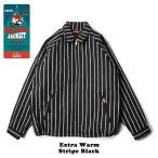 COOKMAN/ Cook man Delivery жакет extra теплый с хлопком Delivery Jacket EX Warm Stripe Black( унисекс ) полоса черный 