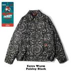 COOKMAN/ Cook man Delivery жакет extra теплый с хлопком Delivery Jacket EX Warm Paisley Black( унисекс )peiz Lee черный 