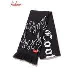 COOKMAN/ Cook man шарф Knitted Scarf [Flame Black Black]f Ray m черный вязаный шарф 