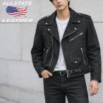 【セール！】ALLSTATE LEATHER AL2954 メンズ デニム ライダースジャケット Mサイズ
