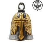 [ бесплатная доставка!] Biker липучка swing Angel Cross Wing GOLDl амулет *. исключая .* Biker * gremlin bell *ga-ti Anne bell 