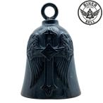 [ бесплатная доставка!] Biker bell Winged Cross BLACKl амулет *. исключая .* Biker * gremlin bell *ga-ti Anne bell 
