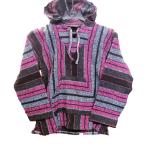[1 пункт только!]MEXICO Mexico производства BAJA HOODY Baja f-ti[C]S размер meki олень n Parker пончо этнический chi машина no