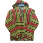 [1 пункт только!]MEXICO Mexico производства BAJA HOODY Baja f-ti[D]S размер meki олень n Parker пончо этнический chi машина no