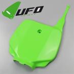 * выставленный товар KX85/'98-'13 UFO передний номерная табличка зеленый осмотр / обтекатель / экстерьер / номер (UF-3712-026)
