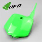 * выставленный товар KX65/'01-'23 KLX110/'01-'09 UFO передний номерная табличка зеленый осмотр / обтекатель / экстерьер (UF-3732-026)