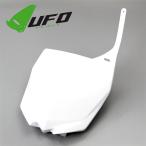 * выставленный товар YZ125/250 '02-'14 UFO передний номерная табличка белый осмотр / обтекатель / экстерьер (UF-4832-046)