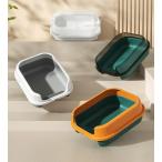 [ наличие есть,12 часов до отгрузка OK] кошка для туалет корпус 48x37x16.5cm закрытый кошка для кошка туалет Kitty туалет хлеб . кошка туалет туалет долговечность. есть высокий боковой tray зеленый 