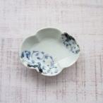 有田焼 染付 菊唐草 木甲 豆皿 豆鉢 