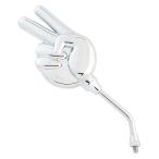 キジマ (KIJIMA) 203-8026 ジャンケンミラー 右側 76φ 正ねじM8 メッキ 汎用