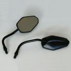 キジマ KIJIMA Hept ヘプトミラー 69×118mm 正 M8 ブラック 汎用 右 203-8086 左 203-8087