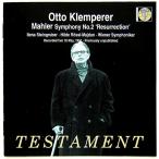 【中古】OTTO KLEMPERER オットー・クレンペラー（指揮）　／　MAHLER : SYMPHONY NO.2 〔CD〕