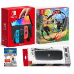 Nintendo Switch 本体(有機ELモデル) Joy-Con(L) ネオンブルー/(R) ネオンレッド+リングフィット アドベンチャーセット