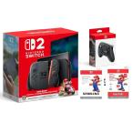 Nintendo Switch 2(日本語・国内専用) マリオカート ワールド セット+Nintendo Switch2 Proコントローラー+microSD Express Card 256GB+保護フィルム