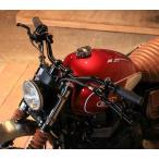 28.6mm テーパーハンドル ファットバー サテンブラック BAAK