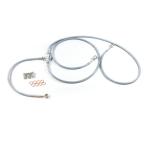 Galfer USA нержавеющая сталь тормозная магистраль передний V-Star 1100 Classic / посеребренный 