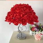 A04734 照明 スタンドライト テーブルランプ デスクライト姫系雑貨 花柄 ローズステンド 薔薇