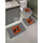トイレマットセット可愛い　トイレカバー用品4点セット
