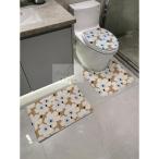 トイレマットセット可愛い　トイレカバー用品4点セット