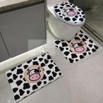 トイレマットセット可愛い　トイレカバー用品4点セット