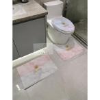 トイレマットセット可愛い　トイレカバー用品4点セット
