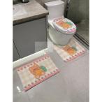 トイレマットセット可愛い　トイレカバー用品4点セット
