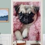 Pug noren собака рисунок длинный занавески Noren глаз .. симпатичный перегородка интерьер в европейком стиле 