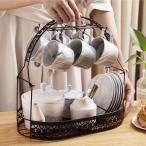 ティー・コーヒーカップセット カップ＆ソーサー6客セット ．陶磁器ティーセット