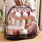 ティー・コーヒーカップセット カップ＆ソーサー6客セット ．陶磁器ティーセット