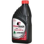 PENNGRADE1 V2 4-Stroke Motorcycle Oil 20W-50、10W-40 ペングレード1 バイク用マルチグレードオイル 1QT（946ml）（旧ブラッドペン）