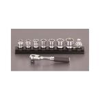 エスコ 3/8”DR ソケットレンチセット（Z-EAL） ESCO