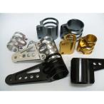 ショッピングLION アントライオン 汎用 ビレットライトステー 倒立フォーク用 φ50 ロングタイプ カラー ブラック ant lion