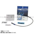 スウェッジライン FZR1000 フロントホースキット アルミ/メッキ クリア SWAGE-LINE