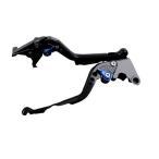 SPEEDRA アルミビレットアジャストレバーセット 3Dロング（レバー本体：グリーン） アジャスター ブルー SPEEDRA