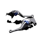 SPEEDRA アルミビレットアジャストレバーセット スタンダードショート（レバー本体：シルバー） アジャスター ブルー SPEEDRA