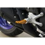 【無料雑誌付き】【特価品】エスエスケー アルミ削り出しステップ レーシングタイプ ライダー用 取付部:ブラック ステップバー:ブルー SSK